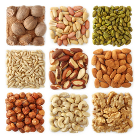 Nuts Nutrition Chart