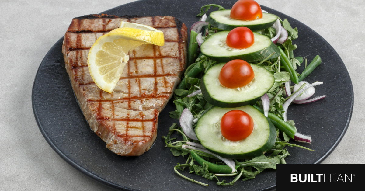 seared tuna steak