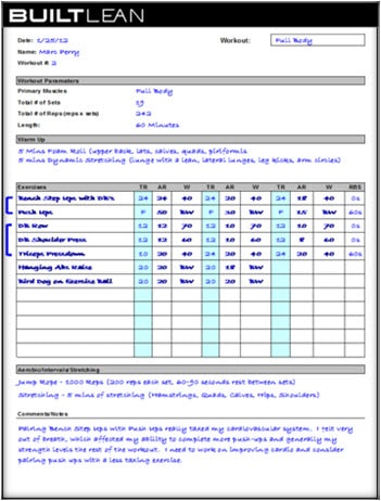 Workout Routine Template from www.builtlean.com