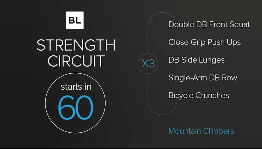 Strength circuits workout example viper