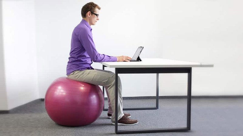 Chair Or Stability Ball What S Better To Sit On At Work Builtlean