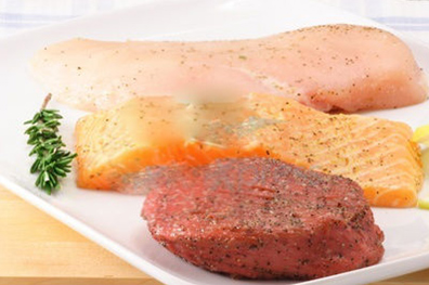 Beef-chicken-fish-protein