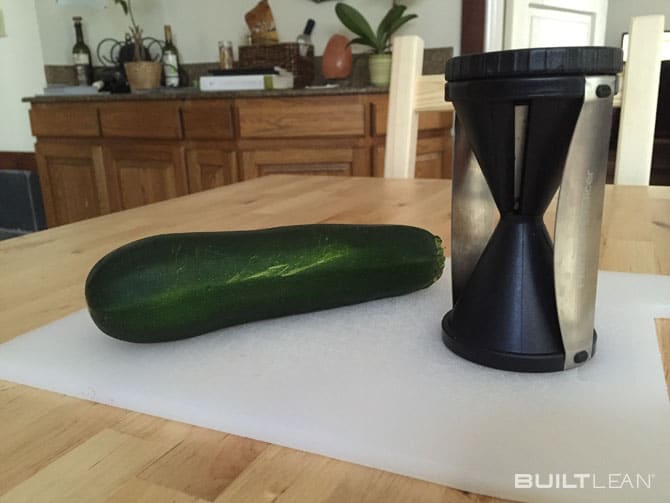 Zucchini-Noodle-Preparation