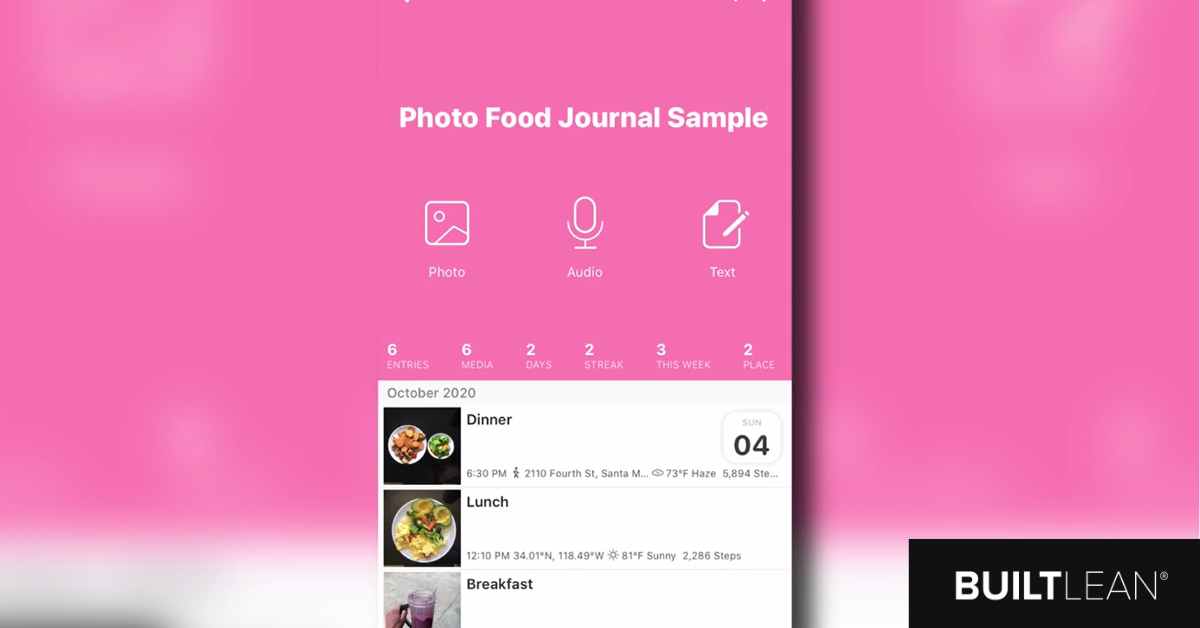 How To Keep A Photo Food Journal To Improve Your Eating Habits 24 Copy of BuiltLean.com Featured Image 3