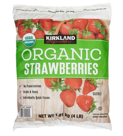 organic frozen strawberries