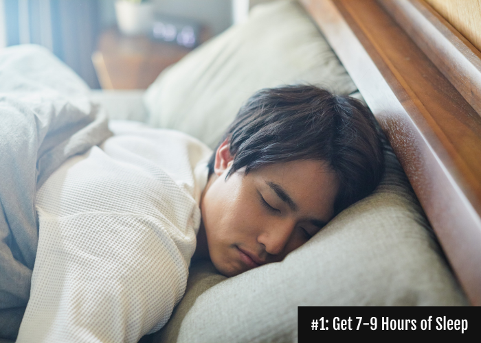How To Lose Weight Fast (& Safely) 3 get 7-9 hours of sleep